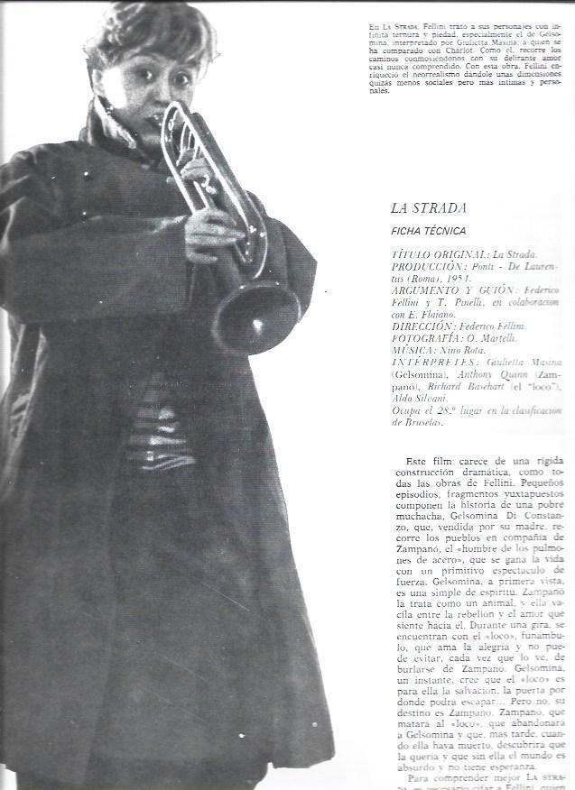 LAMINA 38224: Giuletta Masina en La Strada