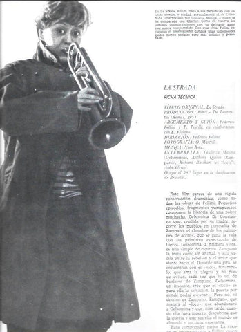 LAMINA 38224: Giuletta Masina en La Strada