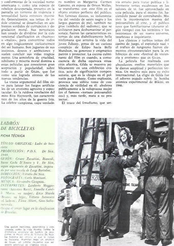 LAMINA 38218: Escena y ficha de Ladron de bicicletas