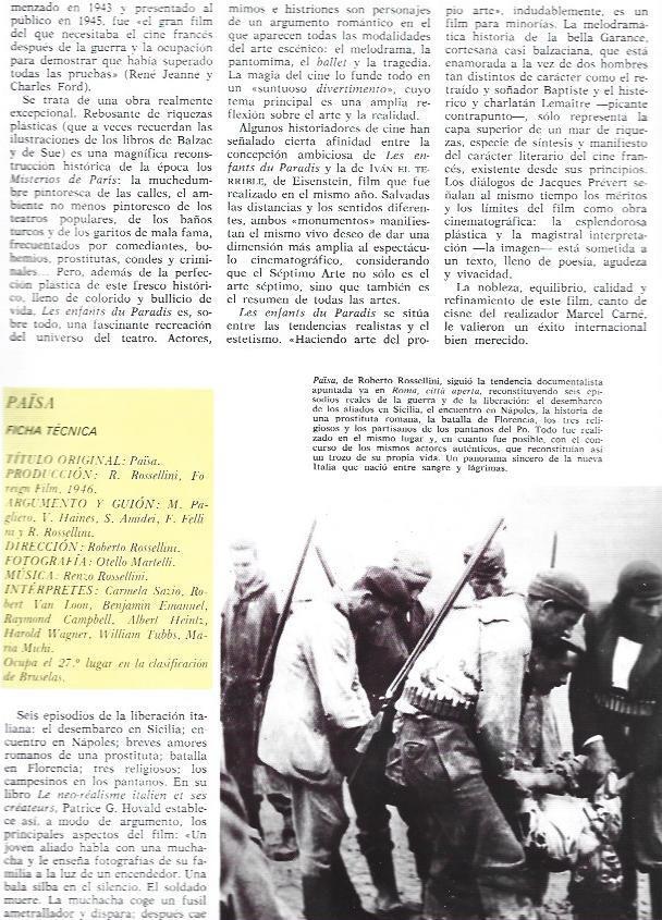 LAMINA 38216: Escena y ficha de Paisa, de Rossellini