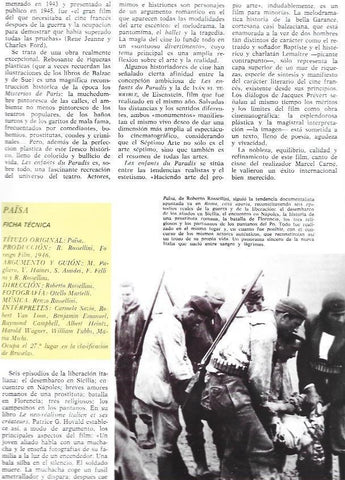 LAMINA 38216: Escena y ficha de Paisa, de Rossellini
