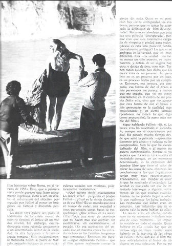 LAMINA 38228: Rodaje de La Dolce Vita