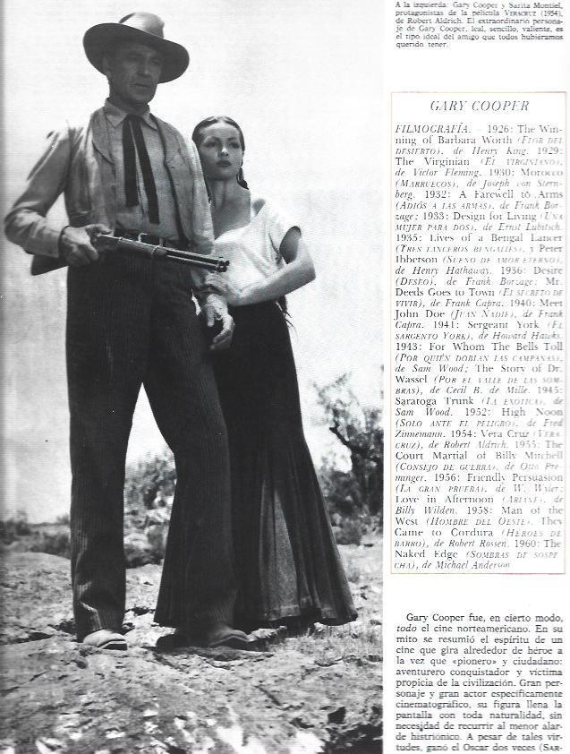 LAMINA 38276: Gary Cooper y Sara Montiel en Veracruz