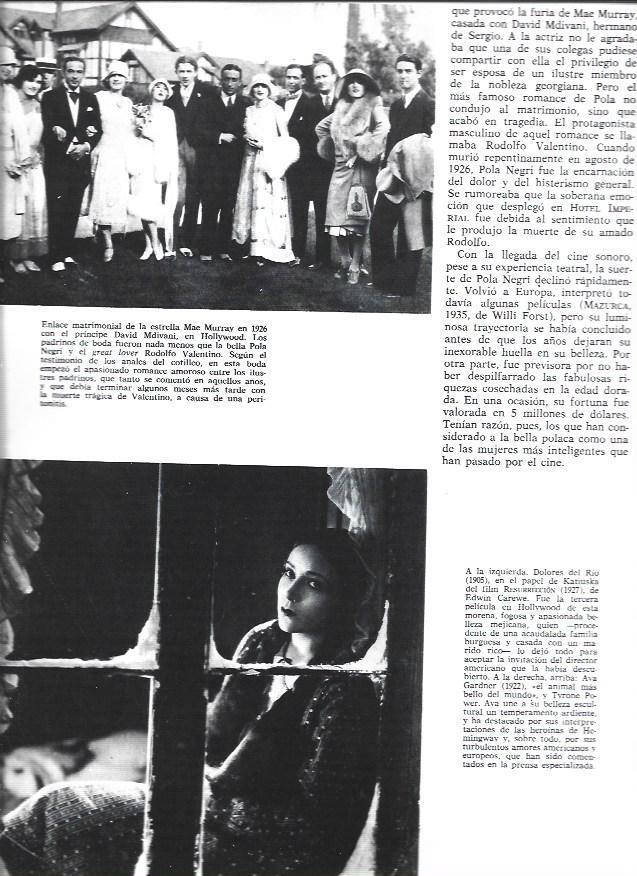 LAMINA 38265: Boda de Mae Murray y Dolores del Rio en Resurreccion