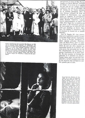 LAMINA 38265: Boda de Mae Murray y Dolores del Rio en Resurreccion