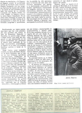 LAMINA 38249: Dziga Vertov y filmografia