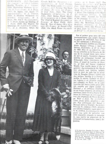 LAMINA 38251: Douglas Fairbanks y Mary Pickford