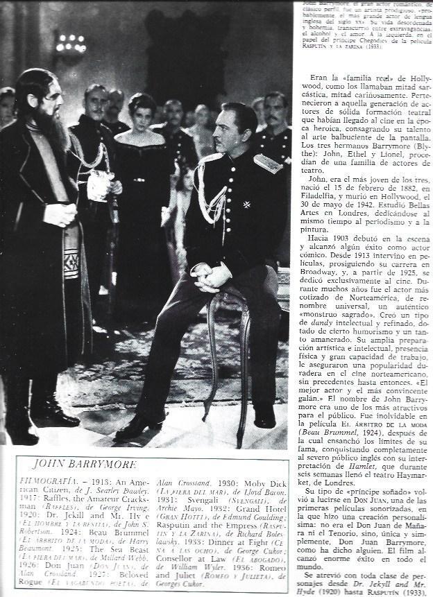 LAMINA 38255: John Barrymore en Rasputin y la Zarina