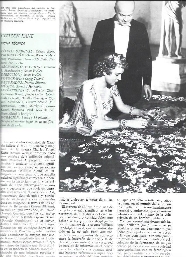 LAMINA 38210: Dorothy Comingore en Ciudadano Kane
