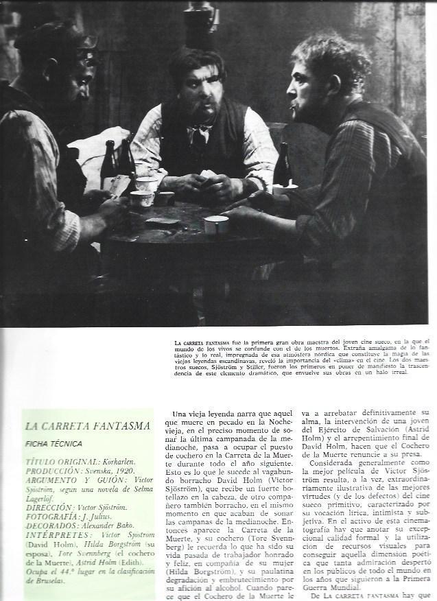 LAMINA 38149: Ficha y escena de La Carreta Fantasma