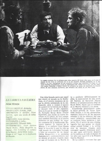 LAMINA 38149: Ficha y escena de La Carreta Fantasma