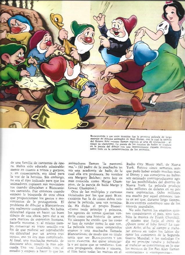 LAMINA 38205: Fotograma de Blancanieves y los siete enanitos