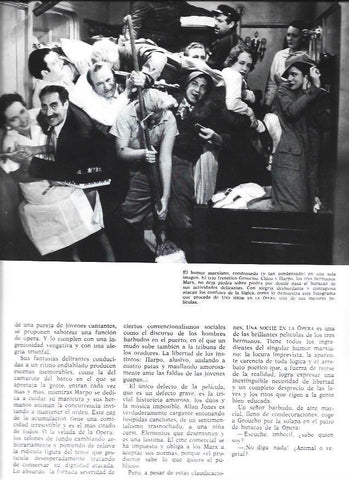LAMINA 38204: Escena de Una noche en la opera de los hermanos Marx