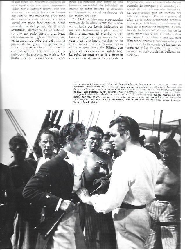 LAMINA 38201: Clark Gable en La tragedia de la Bounty