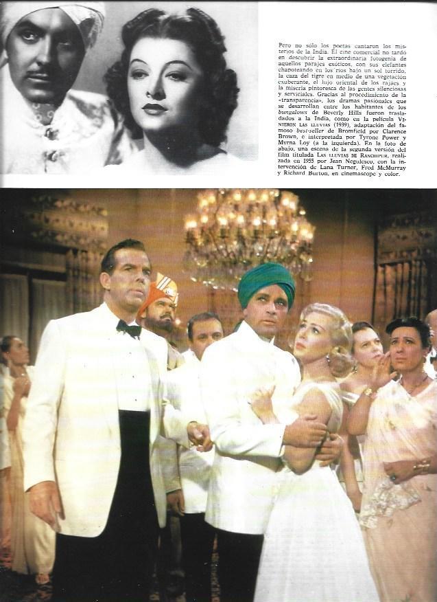 LAMINA 38198: Tyrone Power en Vinieron las lluvias