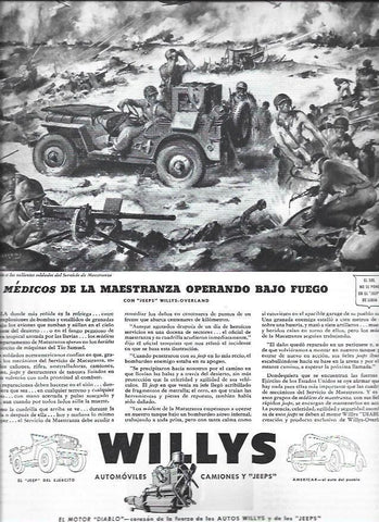 LAMINA 38692: Publicidad de automoviles Willys