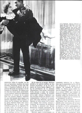 LAMINA 38280: Marlene Dietrich en Fatalidad