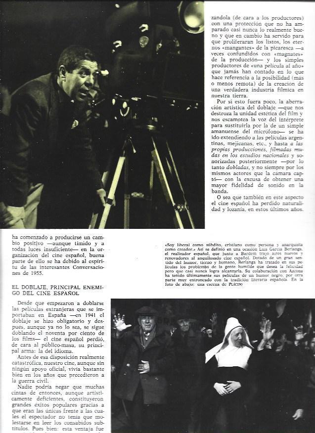 LAMINA 38368:Luis Garcia Berlanda y escena de Placido