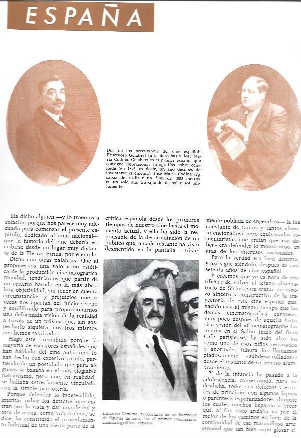 LAMINA 38353: Eduardo Gimeno, Fructuoso Gelabert y Jose Maria Codina