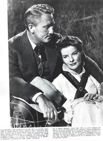 LAMINA 38384: Spencer Tracy y Katherine Hepburn 