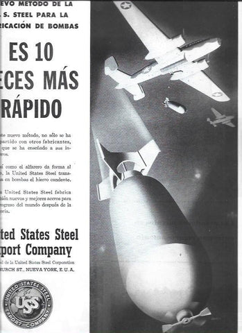 LAMINA 38411: Publicidad de United States Steel Export Company