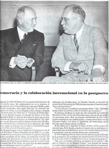 LAMINA 38401: Roosevelt y Benes