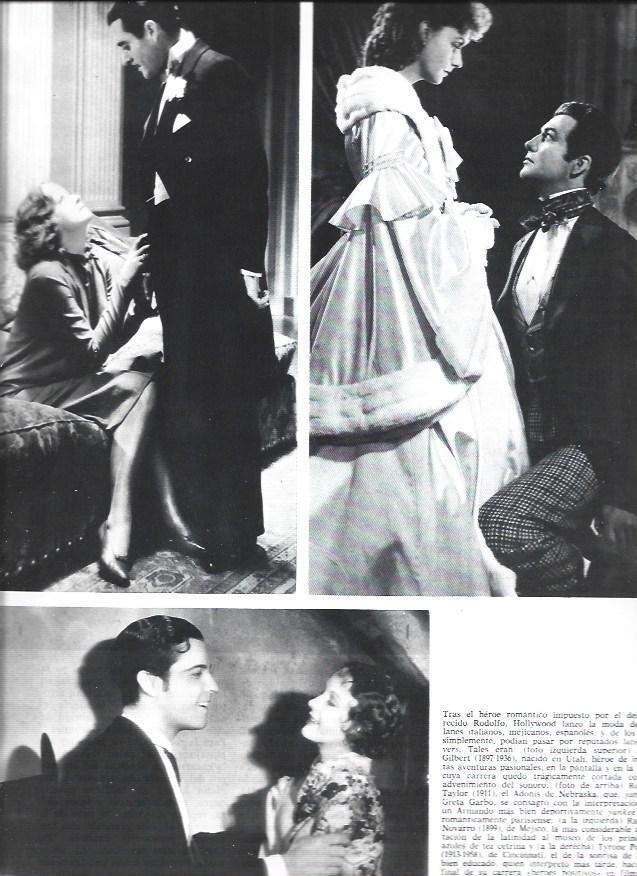 LAMINA 38386: John Gilbert, Robert Taylor y Ramon Novarro