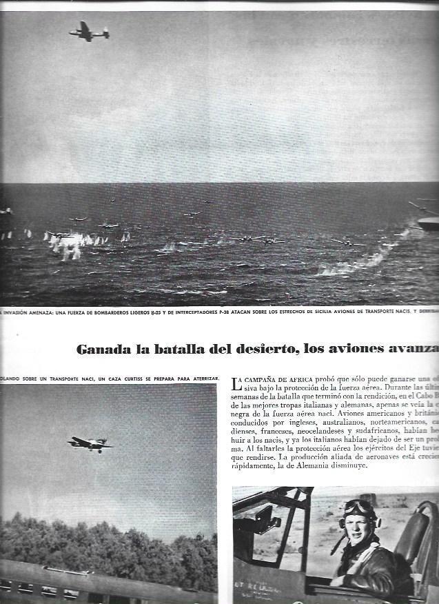 LAMINA 38390: Bombarderos B-25 en Sicilia
