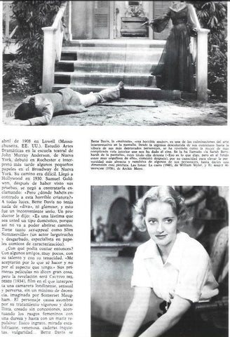 LAMINA 38296: Bette Davis en La carta y en El bosque petrificado
