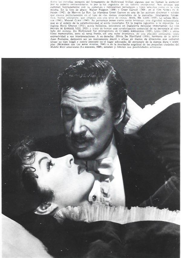 LAMINA 38292: Walter Pidgeon y Greer Garson en Niebla en el Pasado