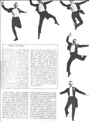 LAMINA 38286: Filmografia de Fred Astaire