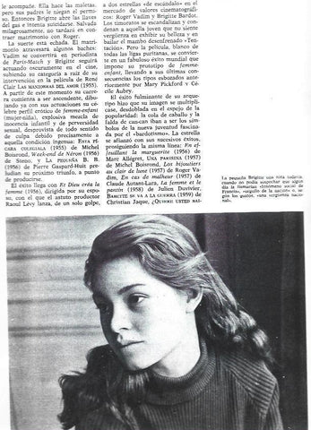 LAMINA 38345: Brigitte Bardot de niña