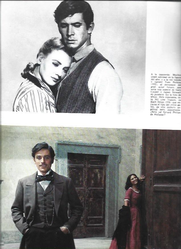 LAMINA 38336: Tony Perkins y Alain Delon
