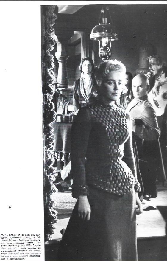 LAMINA 38324: Maria Schell en Los hermanos Karamazov