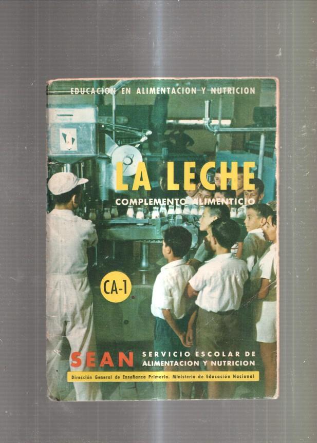 Educacion en alimenacion y nutricion: La leche , complemento alimenticio