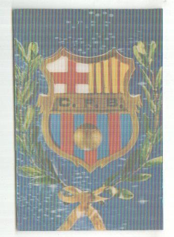 Postal relieve Escudo Club de Futbol Barcelona