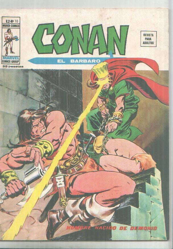 Vertice: Conan el barbaro volumen 2 numero 10: Hombre nacido de demonio