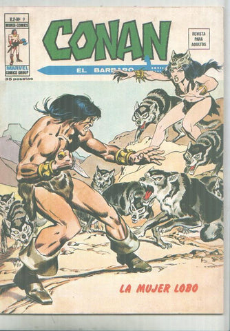 Vertice: Conan el barbaro volumen 2 numero 09: La mujer lobo