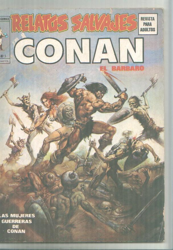 Vertice: Relatos Salvajes volumen 1 numero 05 : Conan el barbaro: Las mujeres guerreras de Conan