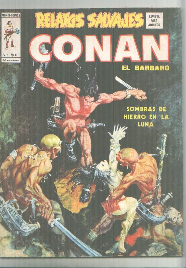 Vertice: Relatos Salvajes volumen 1 numero 10: Conan el barbaro: Sombras de hierro en la luna