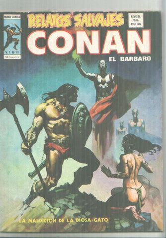 Vertice: Relatos Salvajes volumen 1 numero 30: Conan el barbaro: La maldicion de la diosa gato