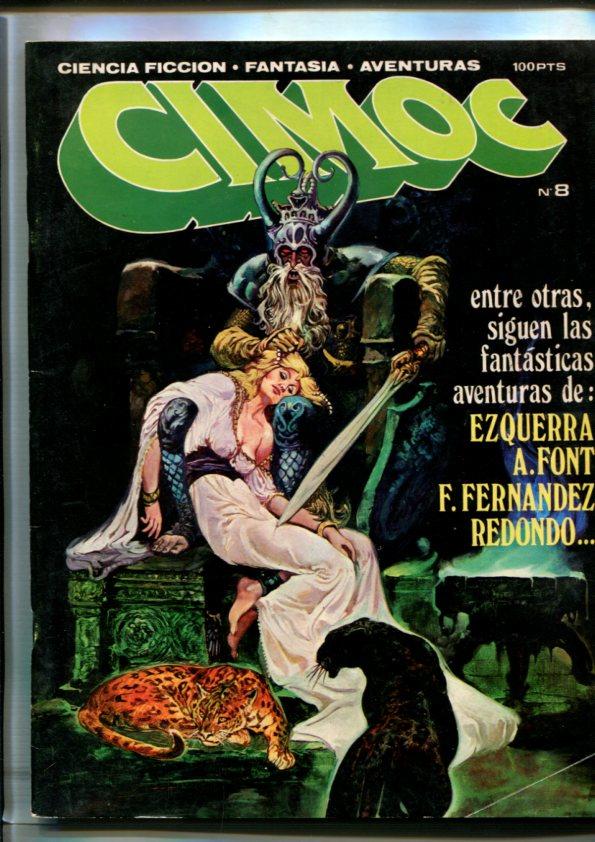 Revista Cimoc de Antonio San Roman numero 08: Los robinsones de la tierra-Juez Dredd-El gladiador