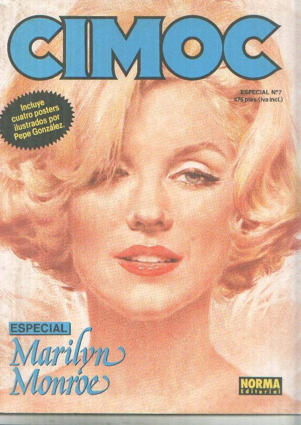 Cimoc especial numero 7: Marilyn Monroe (no conserva los 4 posters adicionales)