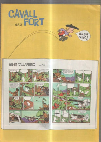 Revista: Cavall Fort numero 453: Les aventures de Benet Tallaferro. L agent espe-