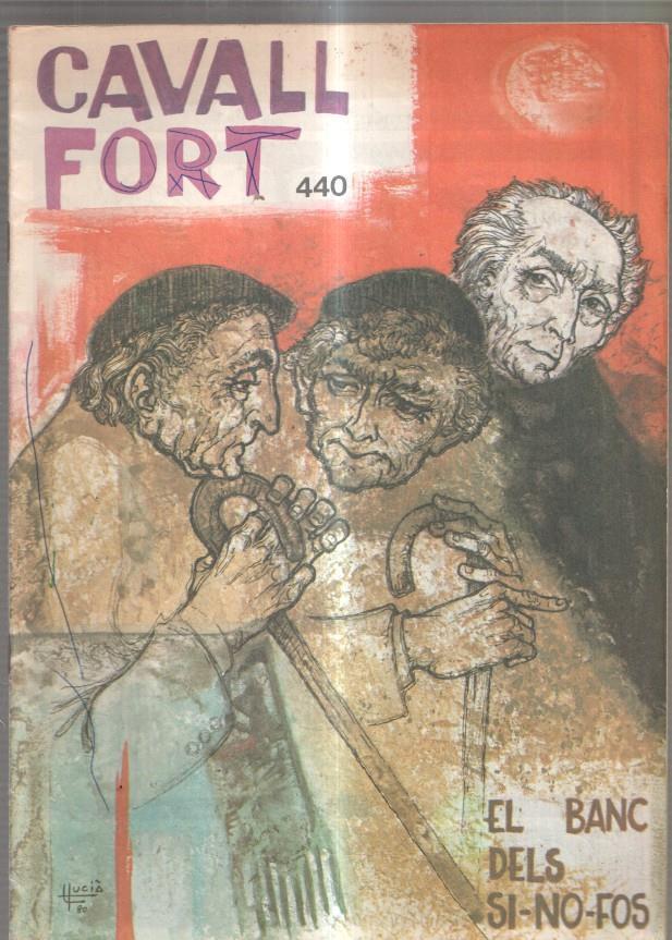 Revista: Cavall Fort numero 440: El geganmt dels avencs- En la mort de Ventura