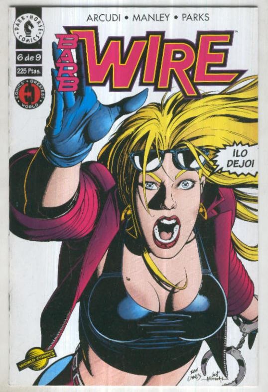 Planeta: BARB WIRE, Vol.1 No.06: Mal dia (World Comics 1996)