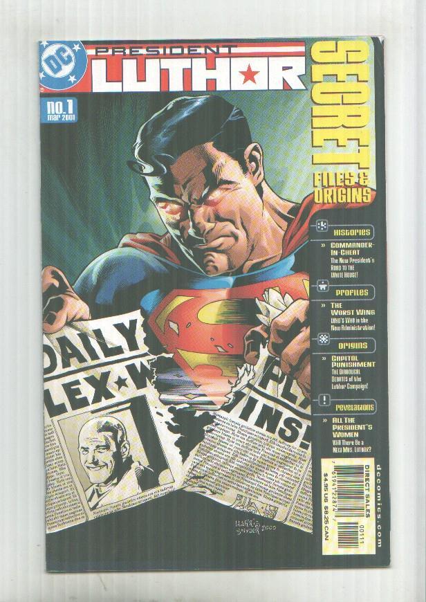 DC Comics: Secret Files President Luthor numero 1