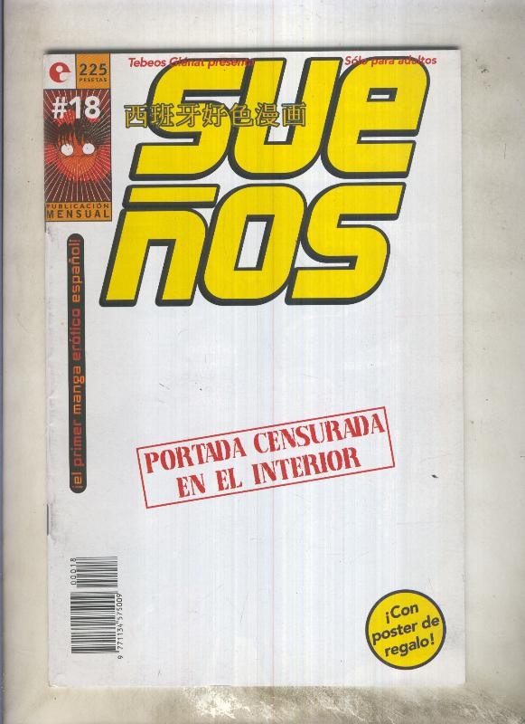 Sueños numero 18  con el poster de regalo