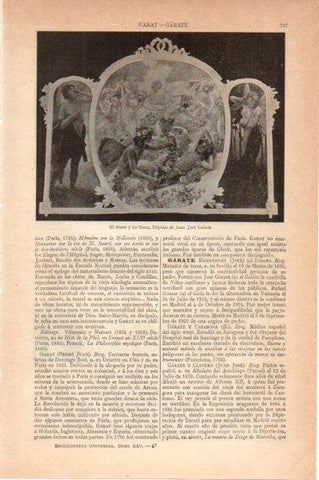 LAMINA V46249: El Amor y las flores por J. Garate