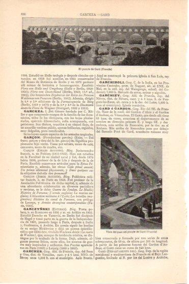 LAMINA V46259: Puente de Gard, Francia